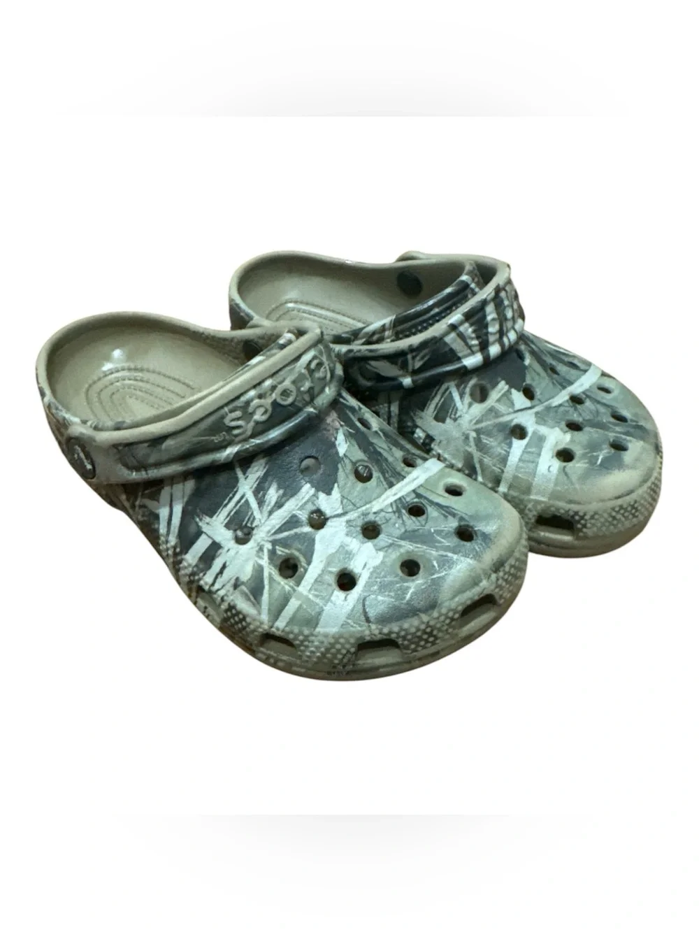 CROCS Kids Camo Slip-On Clogs
